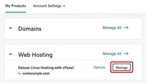 godaddy：使用cPanel主机中的网站备份还原数据库