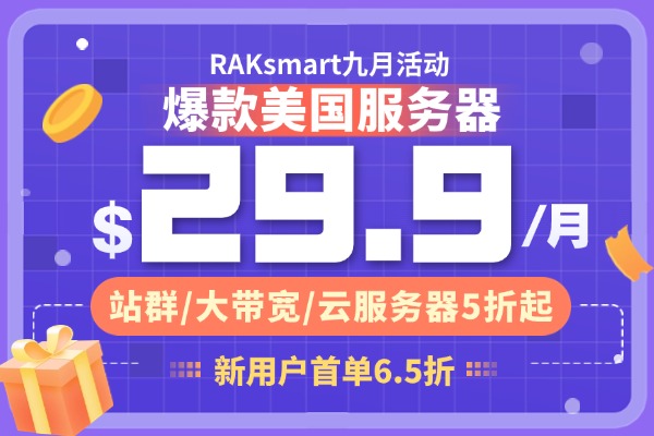RAKsmart国外服务器优惠须知
