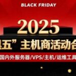 2025年黑五大促：国外主机/服务器/VPS/域名一篇看全