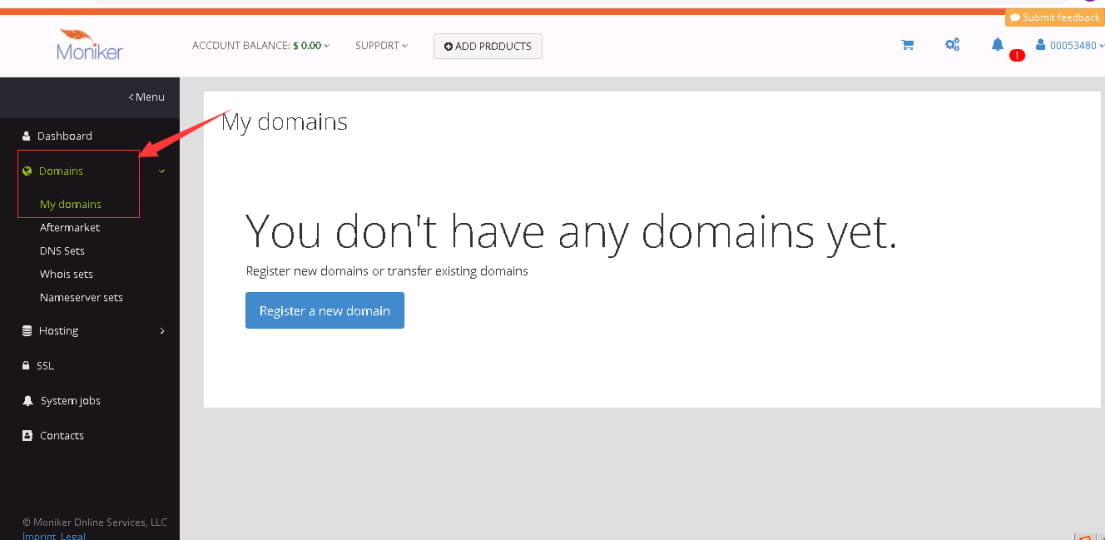 Moniker：PUSH域名操作