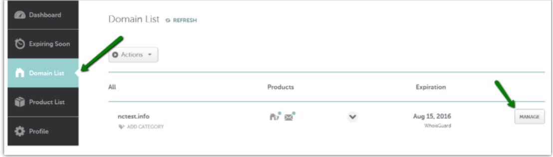 Godaddy：PUSH域名操作