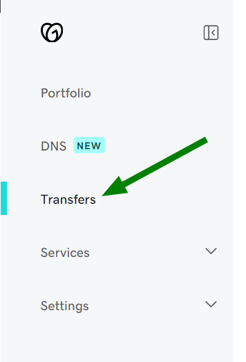 接受GoDaddy域名转移