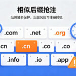 品牌域名被相似后缀抢注之后的解决方法